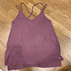 American eagle purple strappy tank